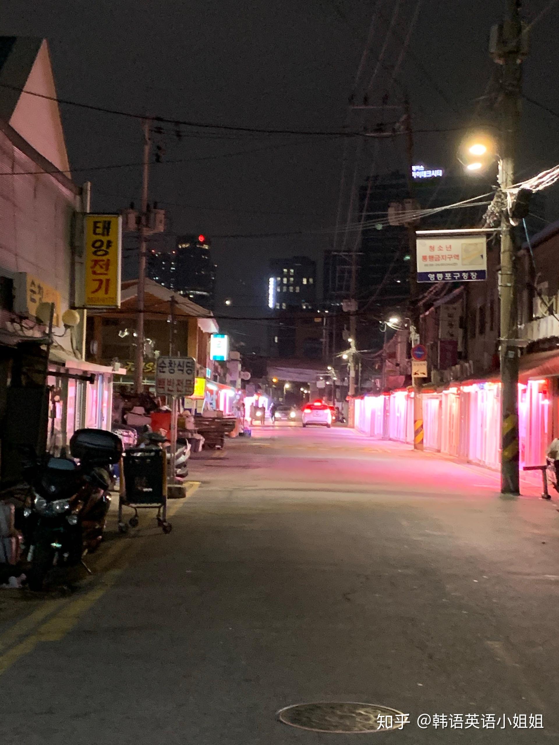 暗访韩国首尔永登浦红灯区一条街 