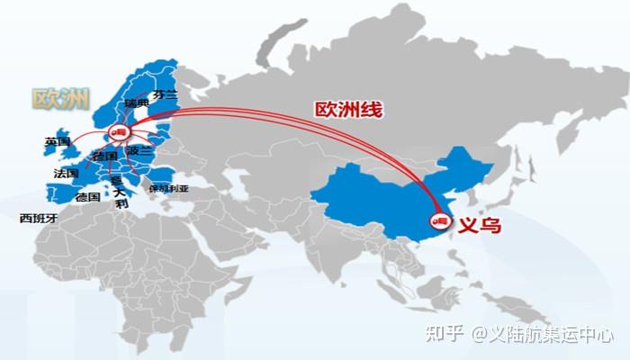 中欧卡航路线图图片