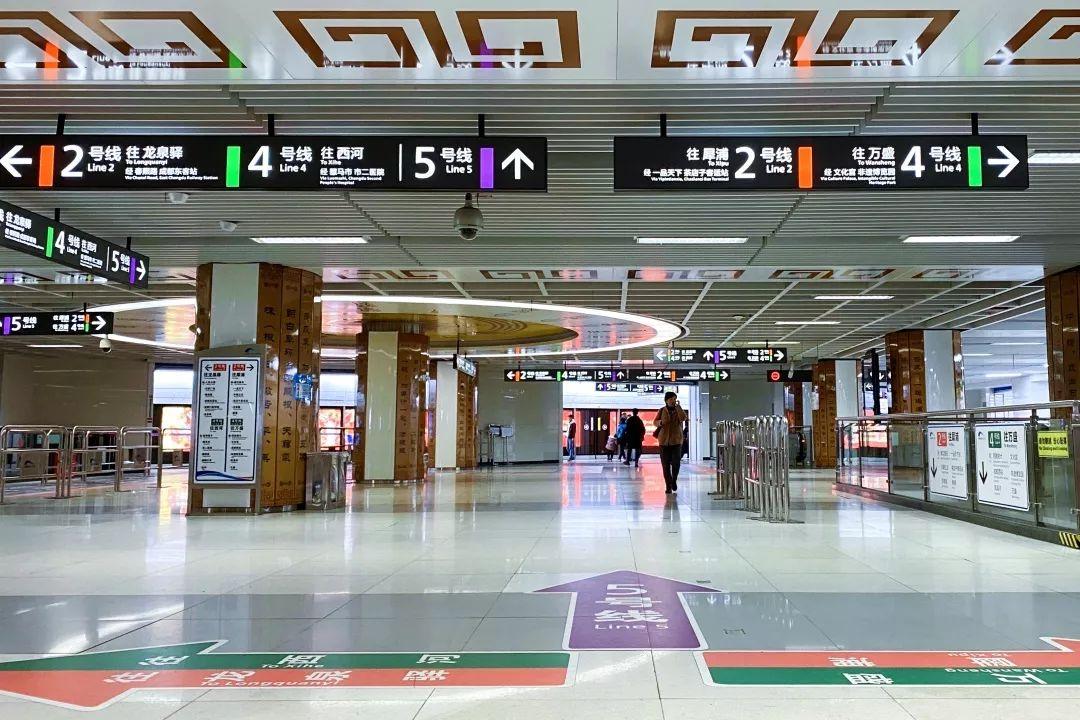 新年新风貌这些地铁换乘站穿上新衣服咯