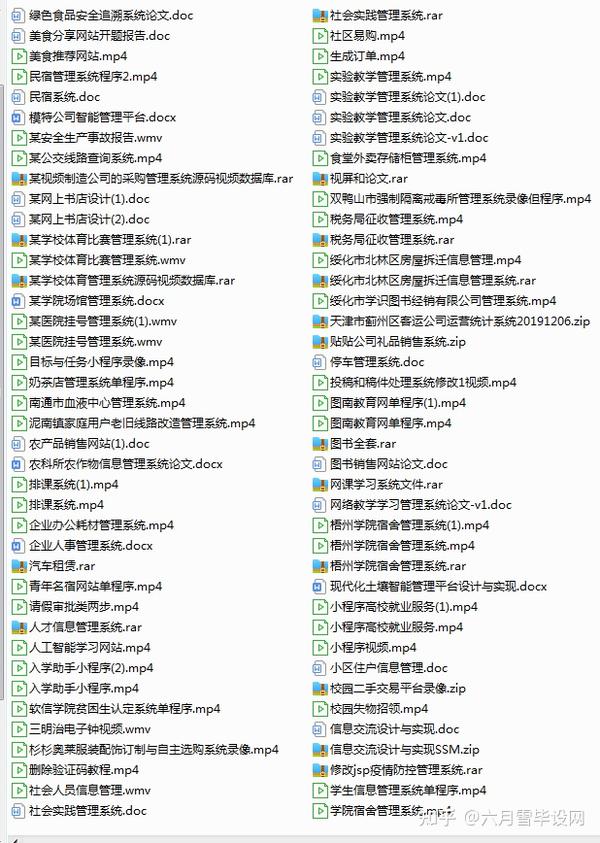 计算机毕业设计的选择方向