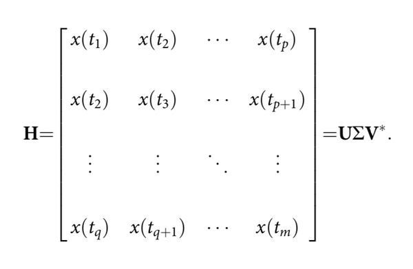 Hankel矩阵和延时嵌入法 知乎