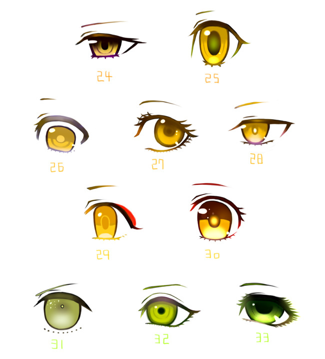 禁慾系動漫眼睛完整繪製教程