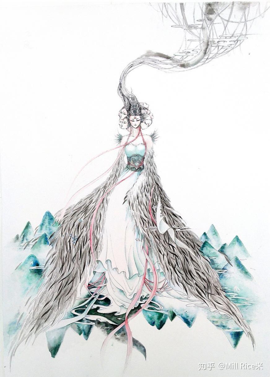 我心中的九天玄女(九凤).图源网络,侵权必删.