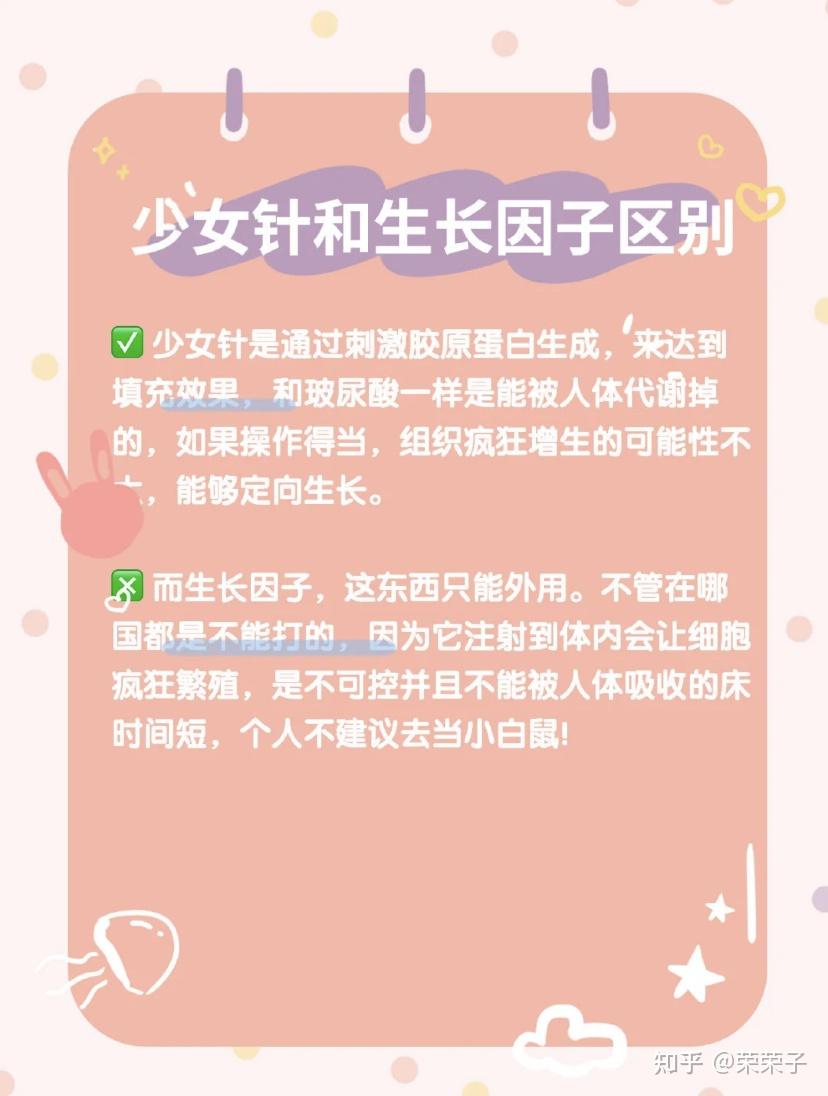 99大白话科普|婴儿针,童颜针,少女针