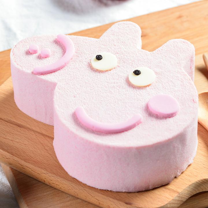 法滋蛋糕 猪你快乐蛋糕樱桃乳酪味奶油社会人儿童生日 淘宝 168.00