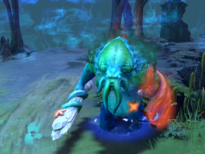 dota2宝瓶二品质一般但潮汐ck辨识度极高