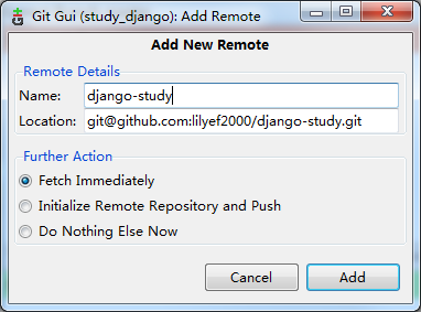 使用git gui将本地项目推送到git - 知乎