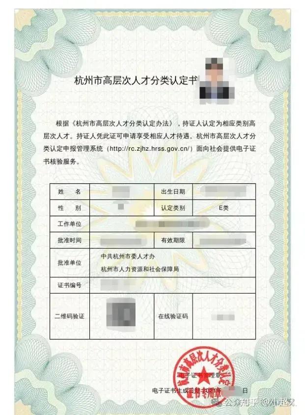 杭州各区E、F类人才认定条件，选软考中级和高级！ - 知乎