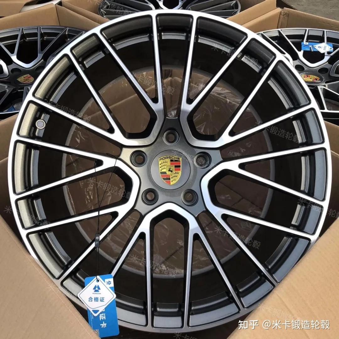米卡轮毂改装第一期|保时捷卡宴安装米卡hcd64 亮光银色 - 知乎