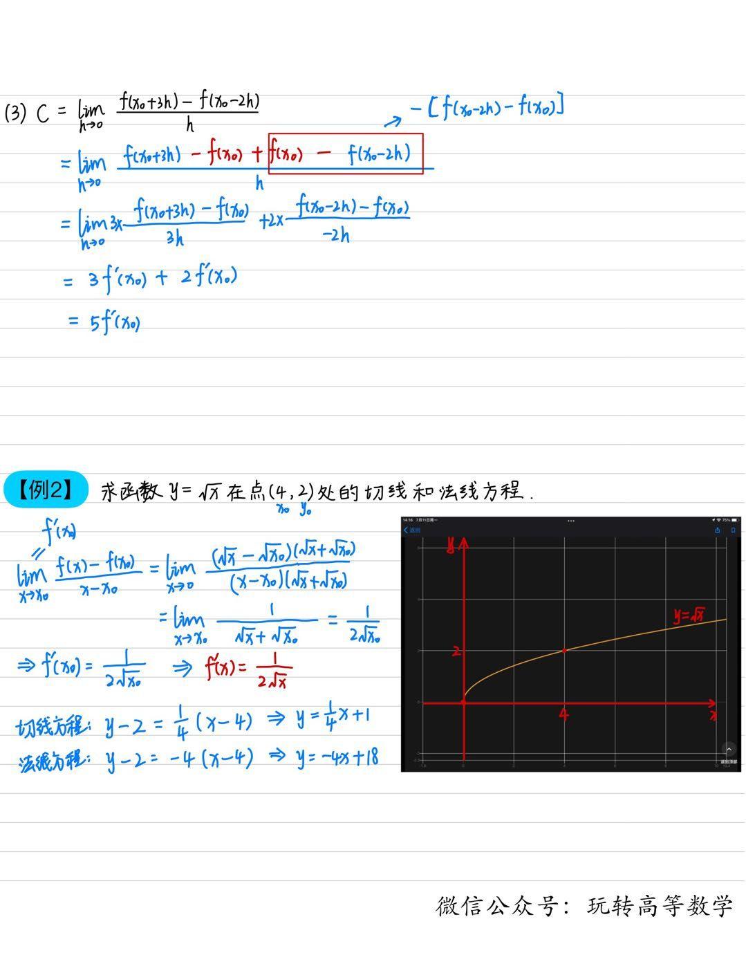 零基础学高数 | 导数的定义及其几何意义 - 知乎