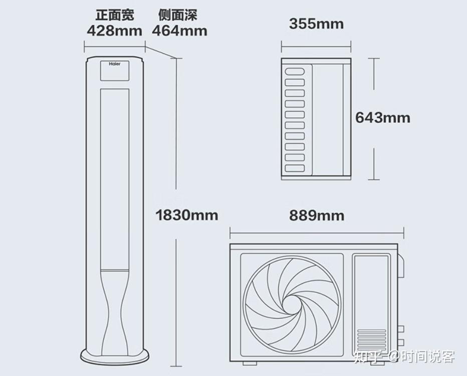 海尔立式空调结构图图片