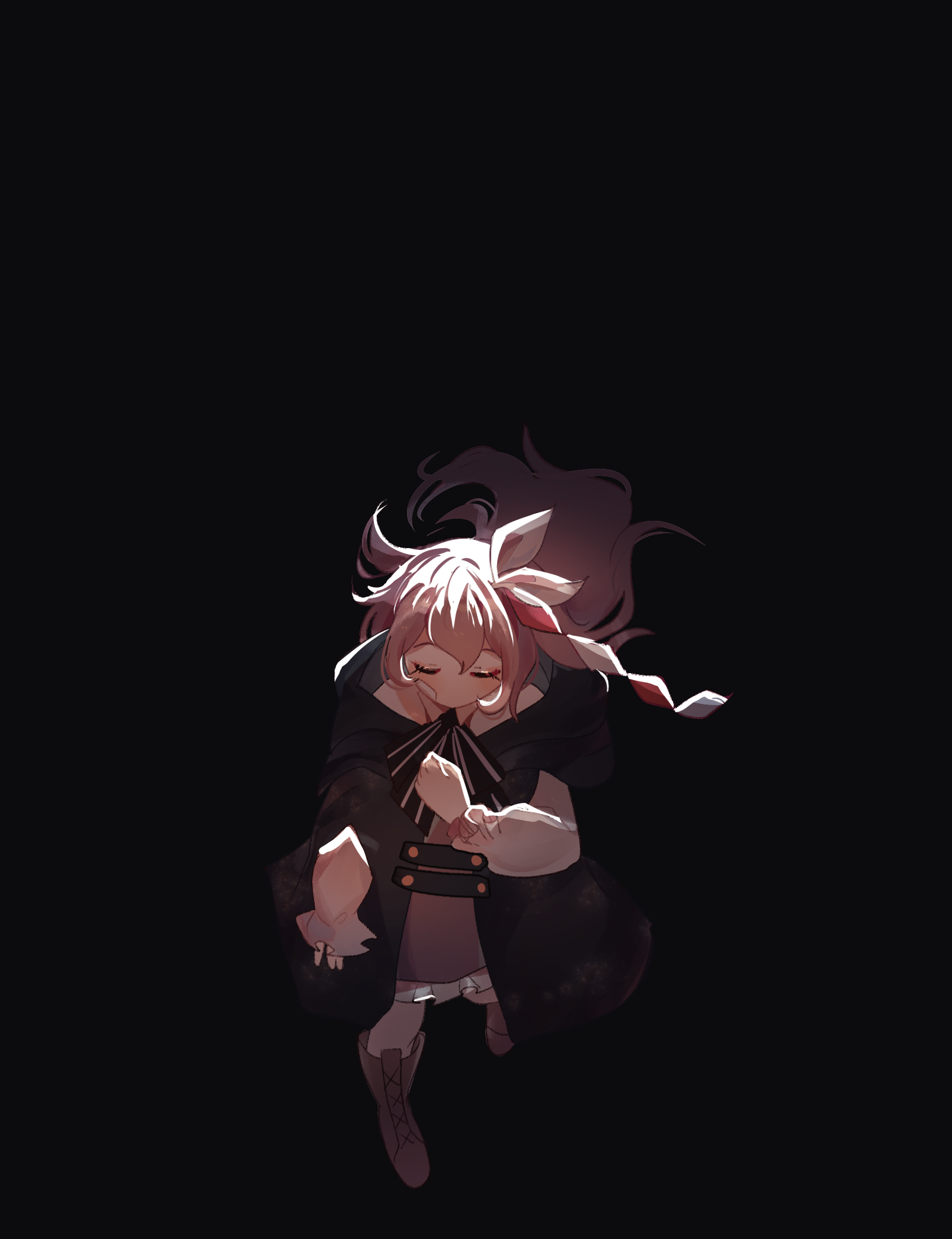 如何给动漫人物打光教你人物顶光画法教程