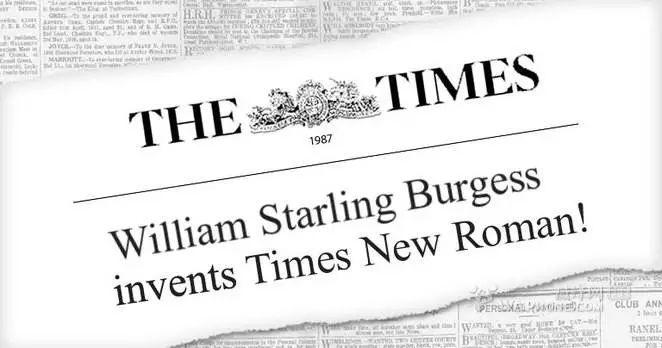 一直以来都认为times new roman的发明者是莫里森和拉登特,尤其是