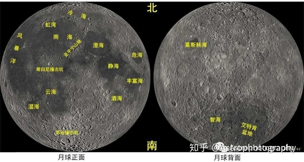 月球表面环形山画法图片