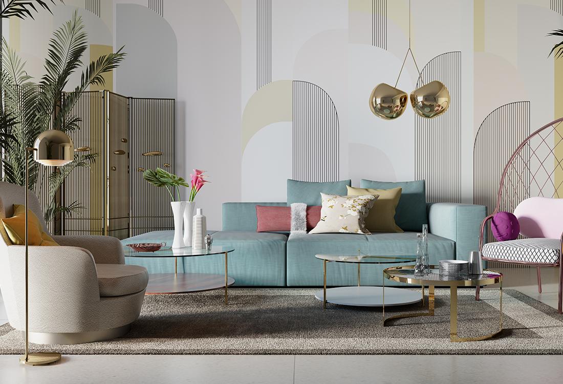 2021年最流行的沙发背景墙设计!