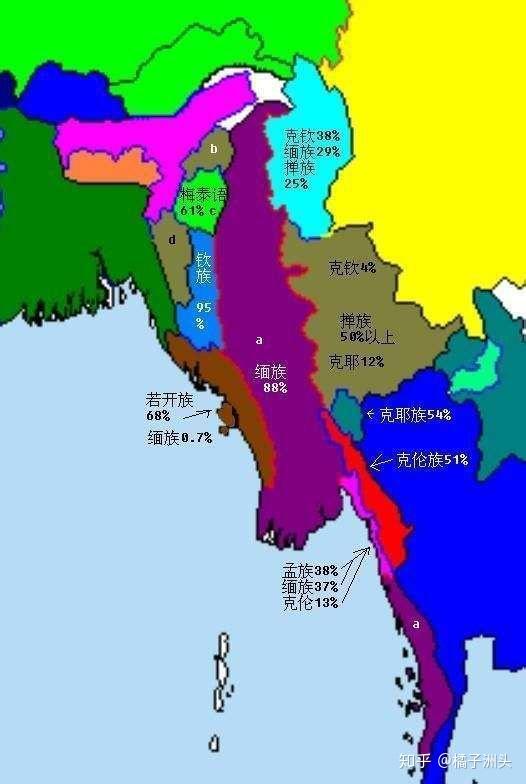 缅甸克钦邦面积图片