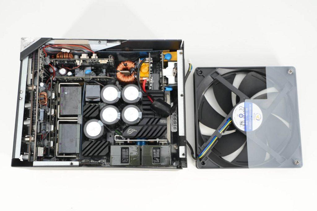 拆解报告:华硕rog 1600w钛金牌雷神2代电源rog-thor-1600t-gaming