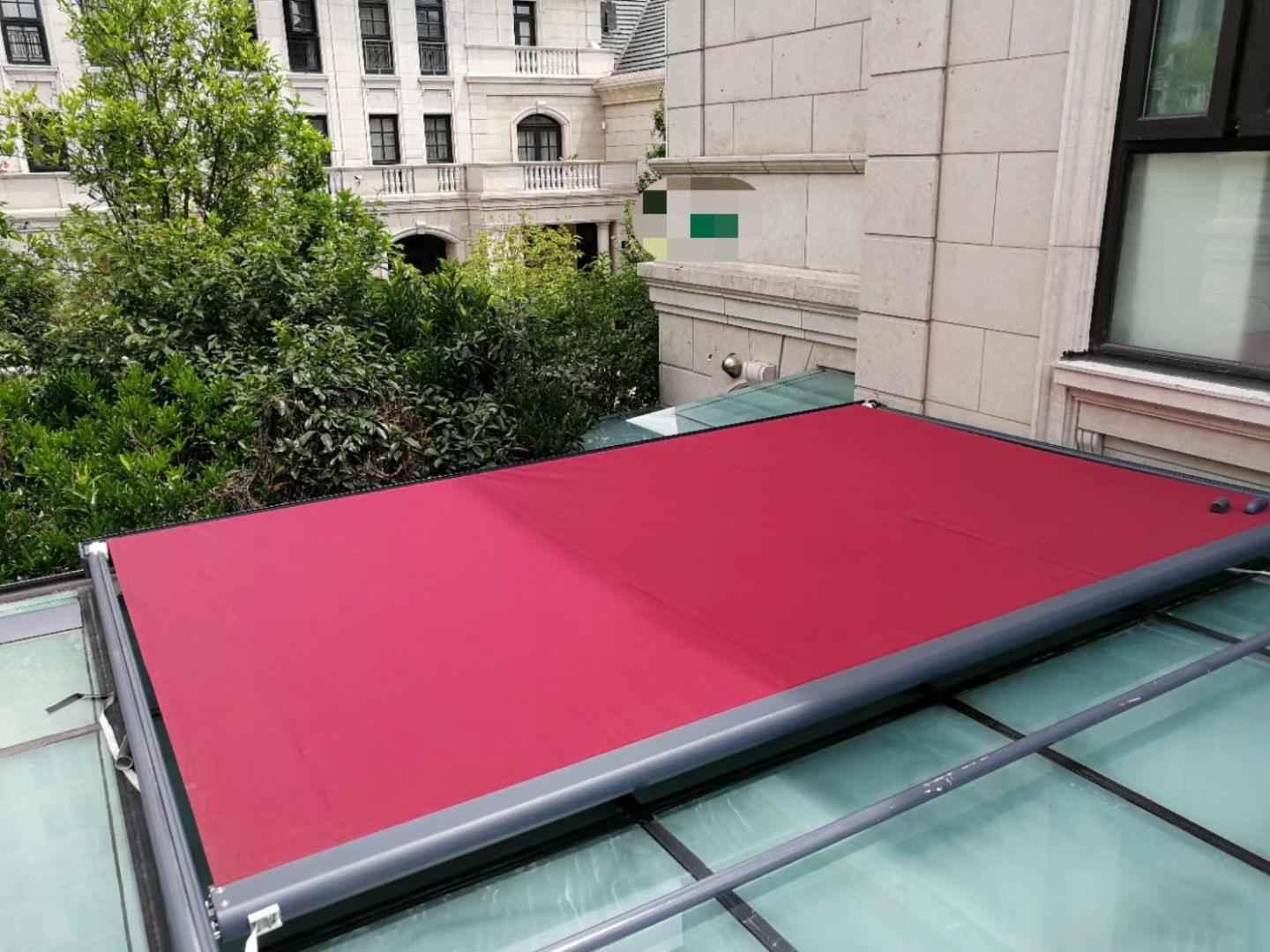 户外全盒曲臂遮阳篷 - 北京亚美特窗饰技术有限公司