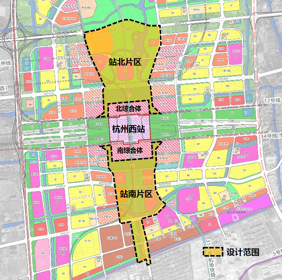 杭州西站南北片区方案设计启动征集吴山前村坐等拆迁啦