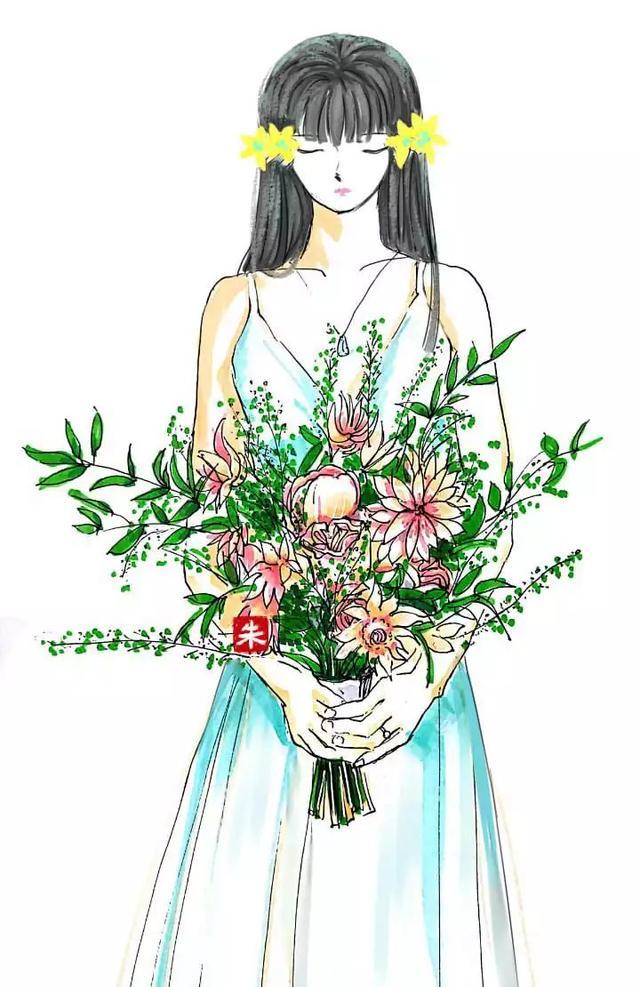 一名精致花艺师的日常绘图日记