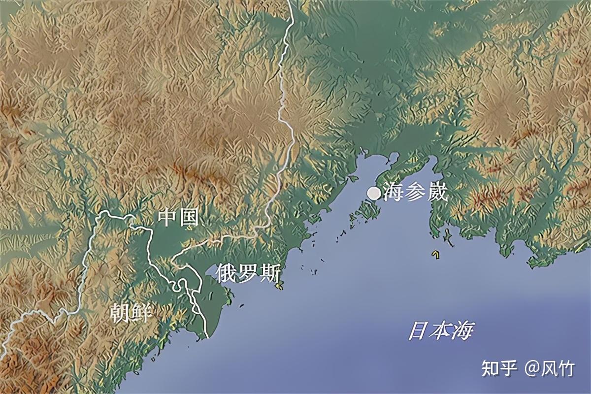 海参崴卫星地图图片