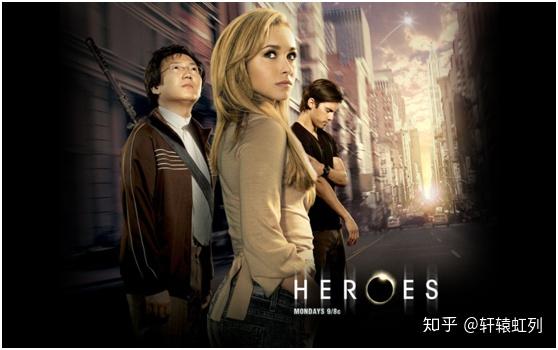 《heroes》的当时较火的电影《x战警》还不同,x战警们依旧是一群有