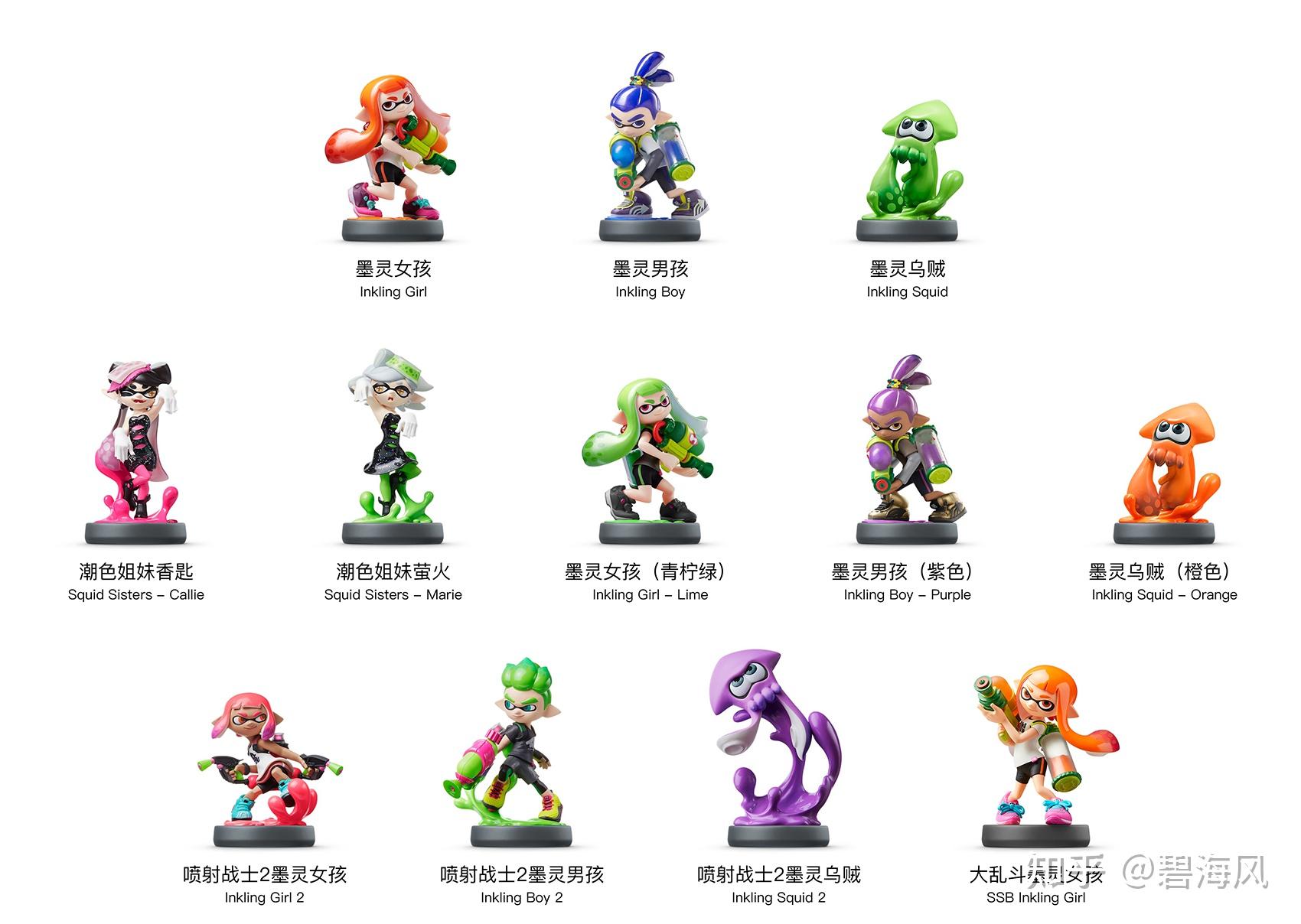 初代《喷射战士》amiibo