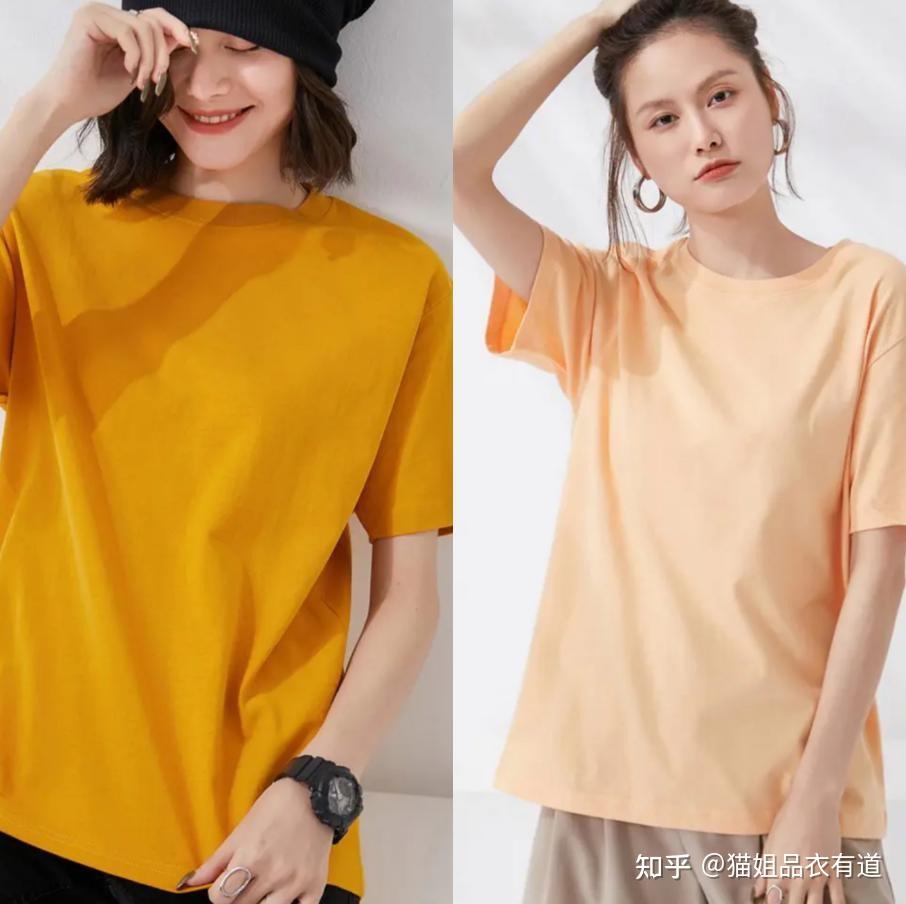今夏最好看的4种颜色的t恤百搭显年轻