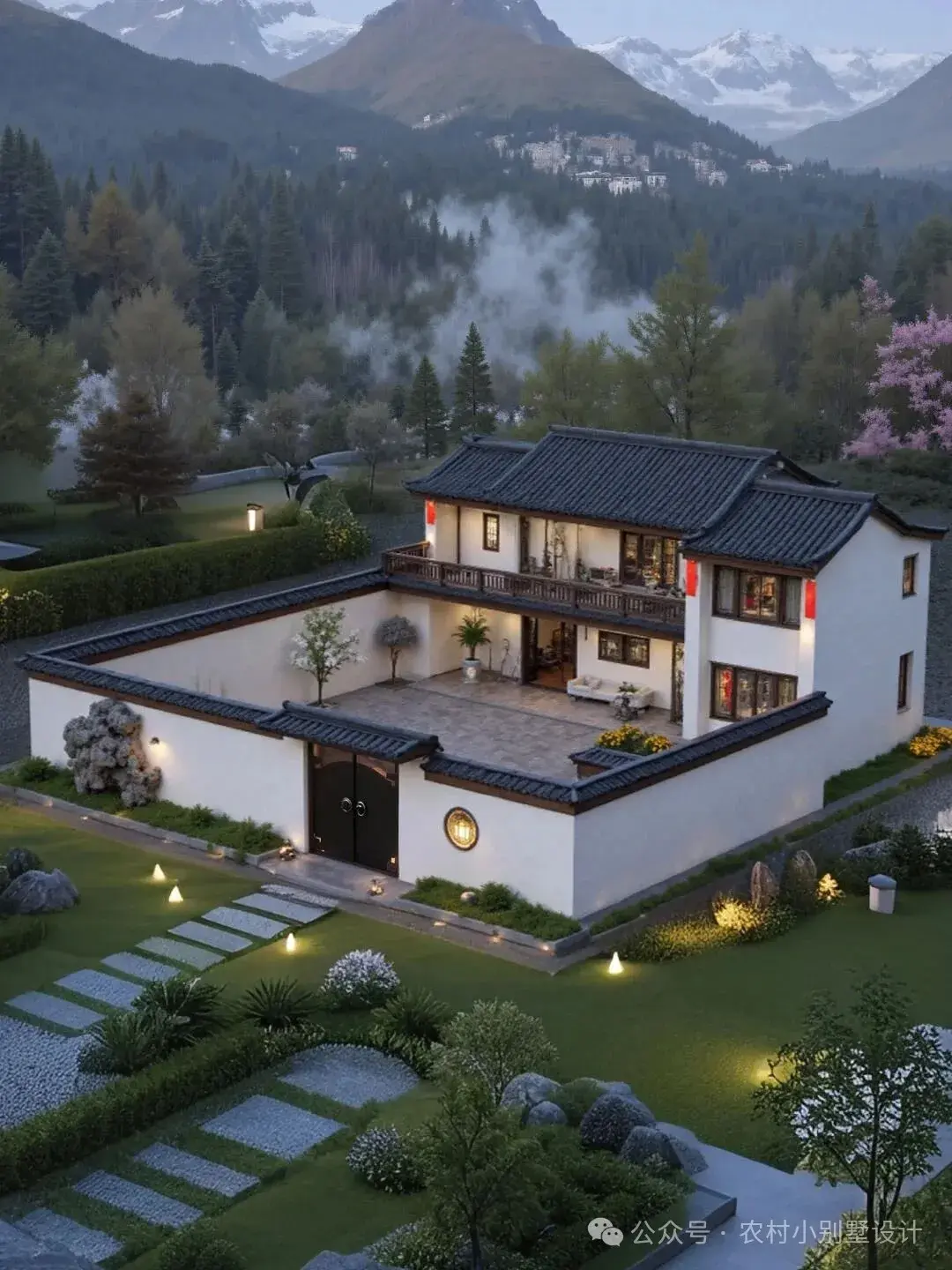 20套三合院一层设计;2026回家养老度假首选新中式自建房 - 知乎