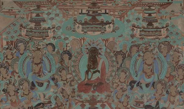 【神游千年，大美敦煌】晚唐-12窟-四壁三铺加屏风画，堂堂大观【高清大图200多幅】 - 知乎