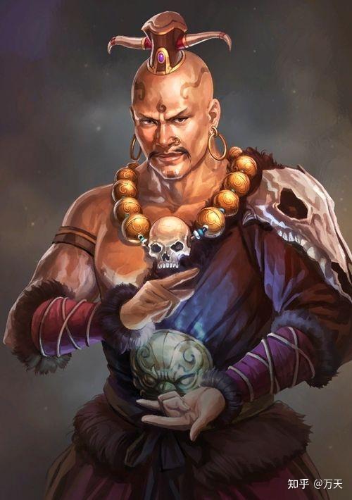 央视三国演义央视三国演义(张洪杰饰)在原著中木鹿大王指挥手下各种