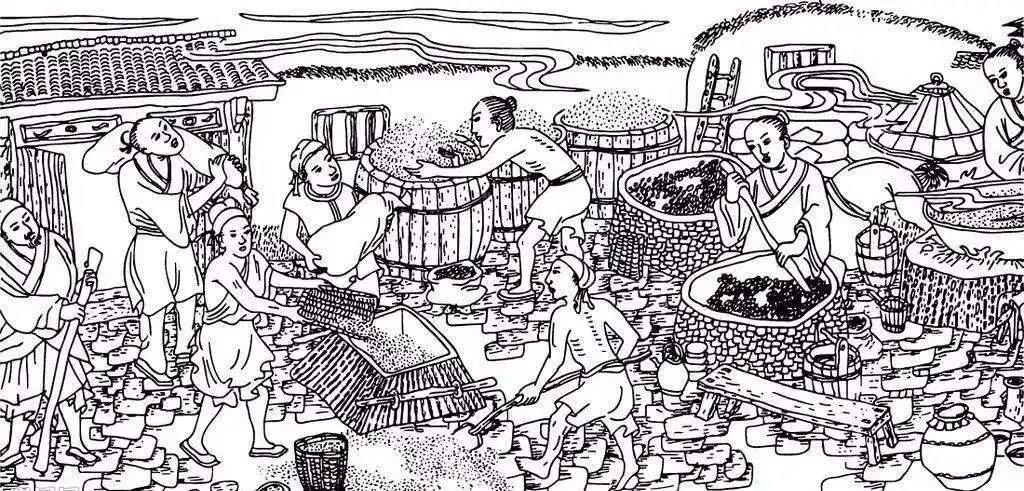 相传夏禹时期的仪狄发明了酿酒,史籍中有多处提到仪狄"作酒而美""始作