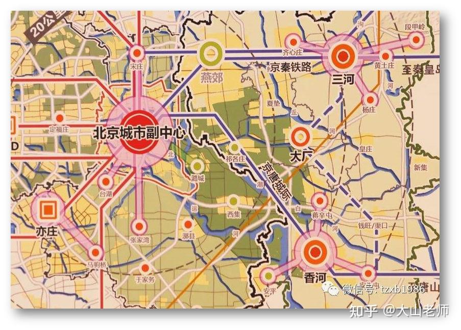 北京副中心及北三县,本质上是一个"都市圈"概念,应当聚集大量的商业