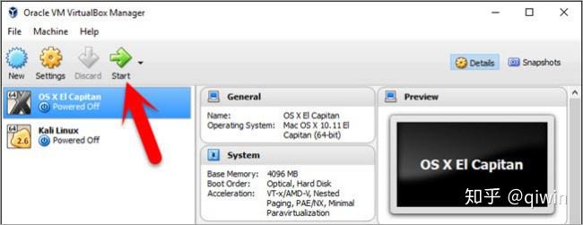 virtualbox安装mac os 10.11
