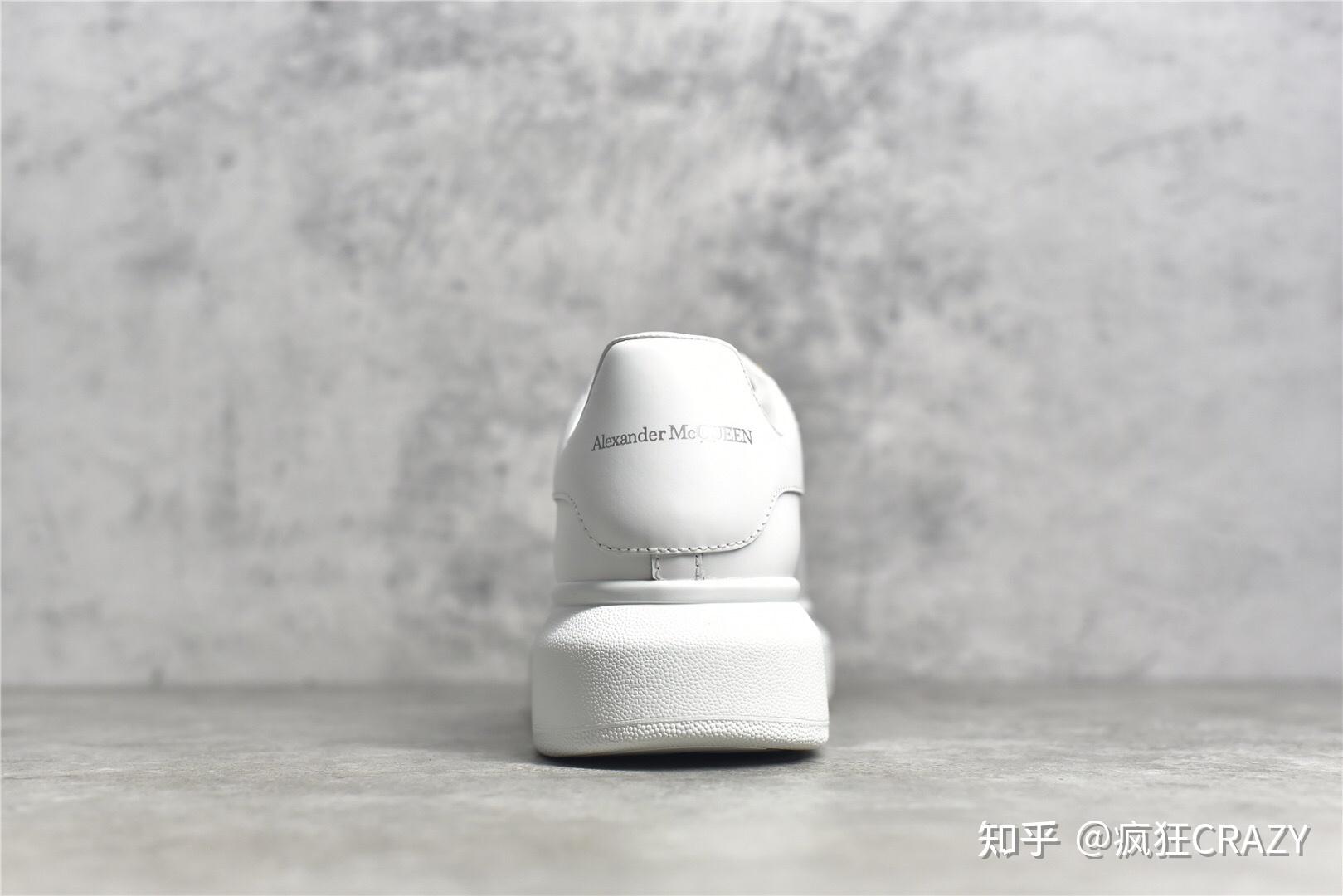 麦昆alexandermcqueen亚历山大松糕厚底小白鞋评测