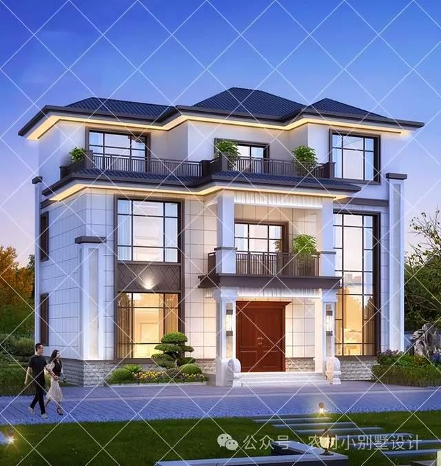 21款三层新中式农村自建房别墅,复式客厅楼中楼设计,2024建房首选 - 知乎