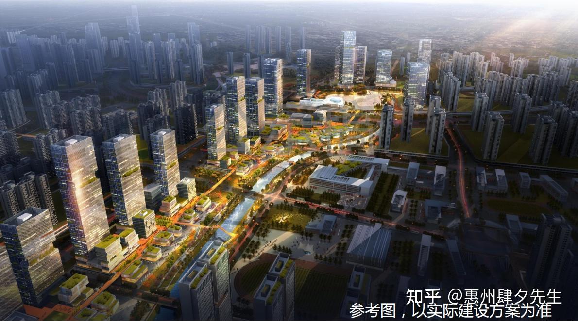 惠州南站新城板块规划讲解未来深圳东部的生态立体之城能否打动你