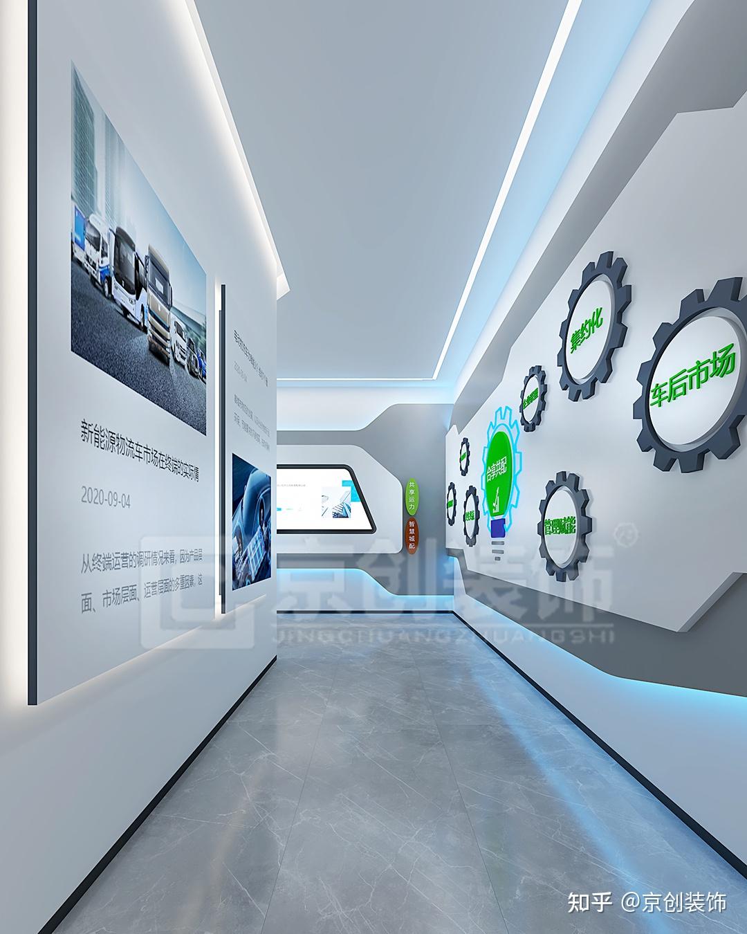 现代科技办公室设计,炫酷智能感十足 - 知乎