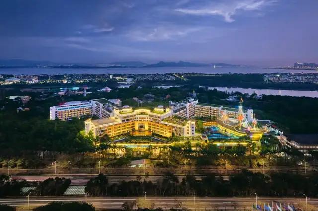 深圳宝安中心区的深圳欢乐港湾,瑞湾大厦,宝辰大厦,jw万豪酒店等项目