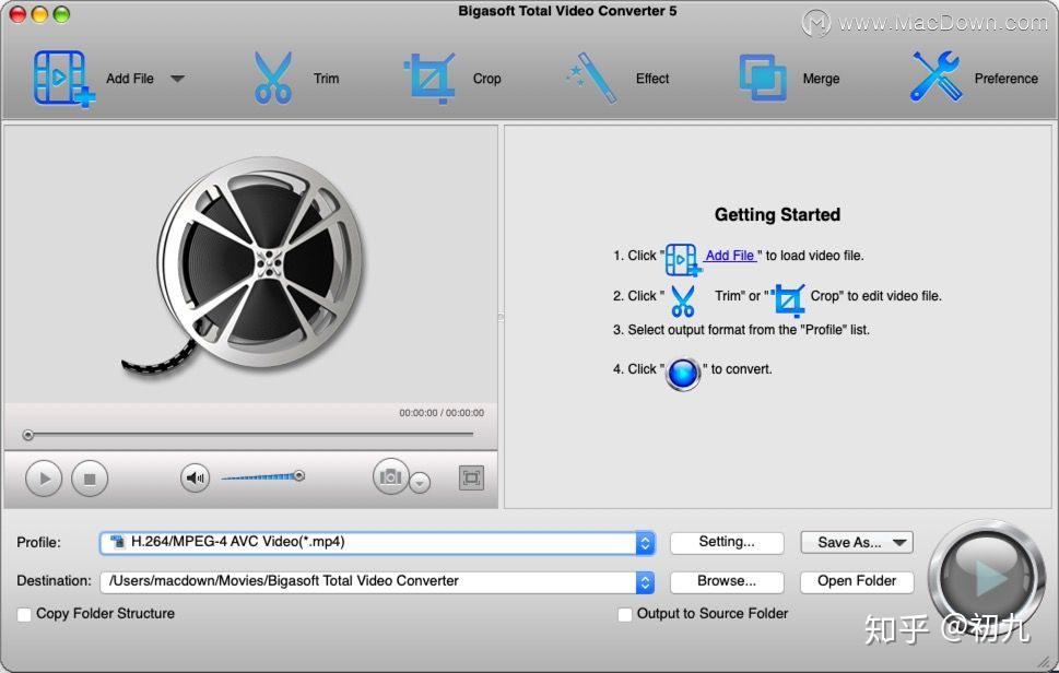 Bigasoft Total Video Converter for Mac视频转换器 知乎