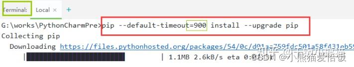 Python升级pip：python -m Pip Install --upgrade Pip，socket.timeout: The ...