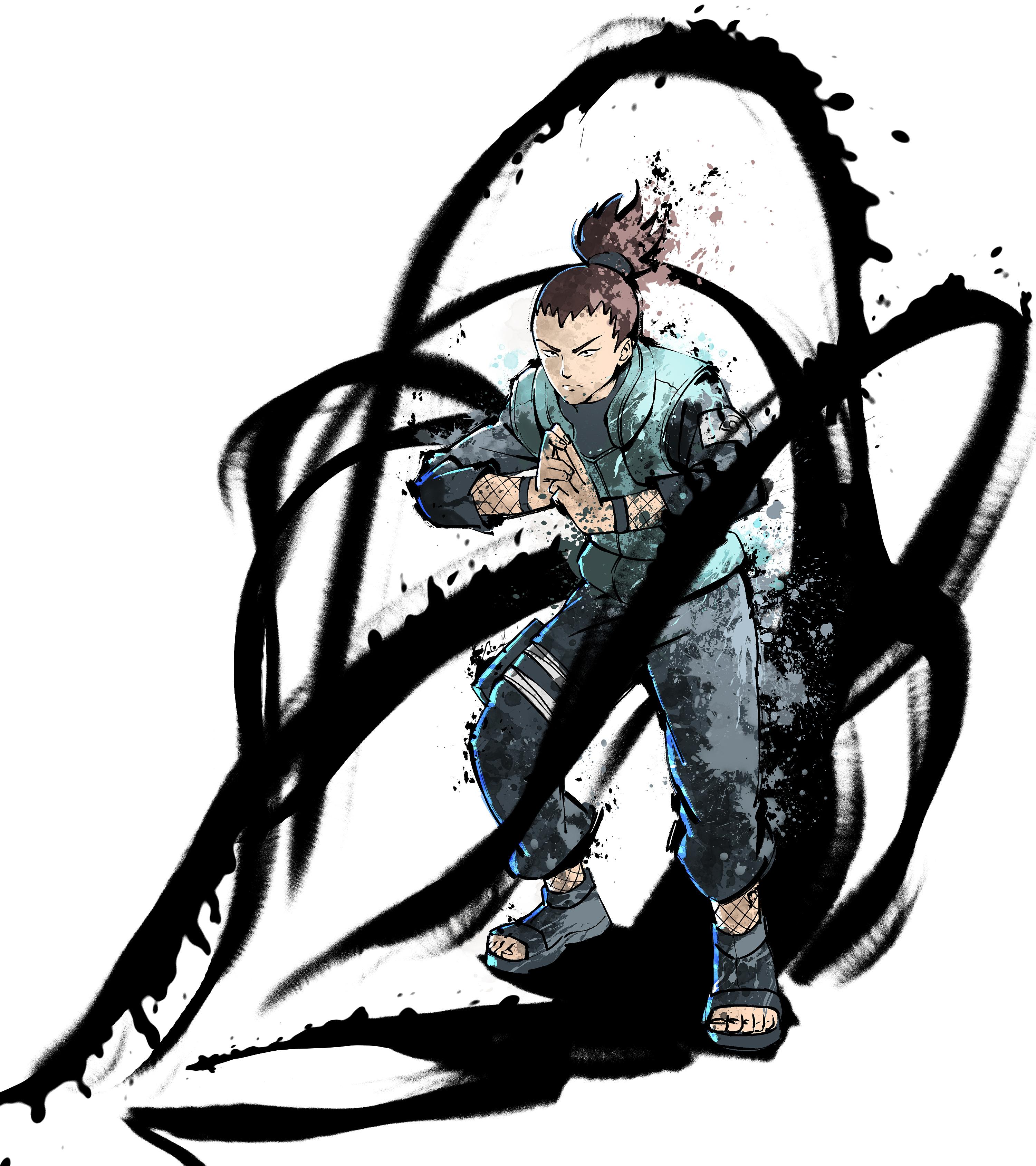 当火影忍者遇上水墨画是一种什么样的风格