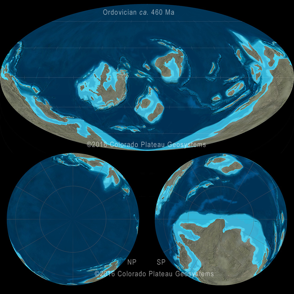 全球海陆变迁6亿年附两极