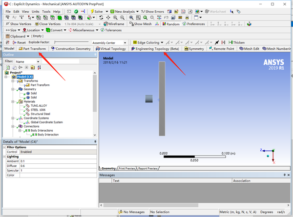 ansys 2019 workbench平臺實測 - 知乎