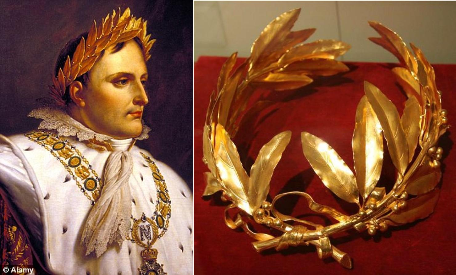 所以你知道为啥拿破仑的帝国王冠他戴的是绿油油的月桂花环玉皇大帝戴