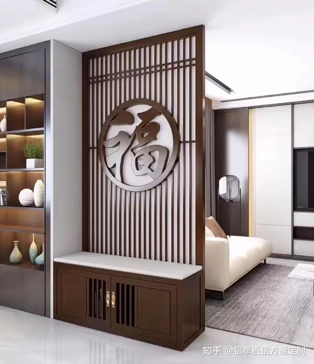 铝屏风隔断定制各种各样的风格装饰图案