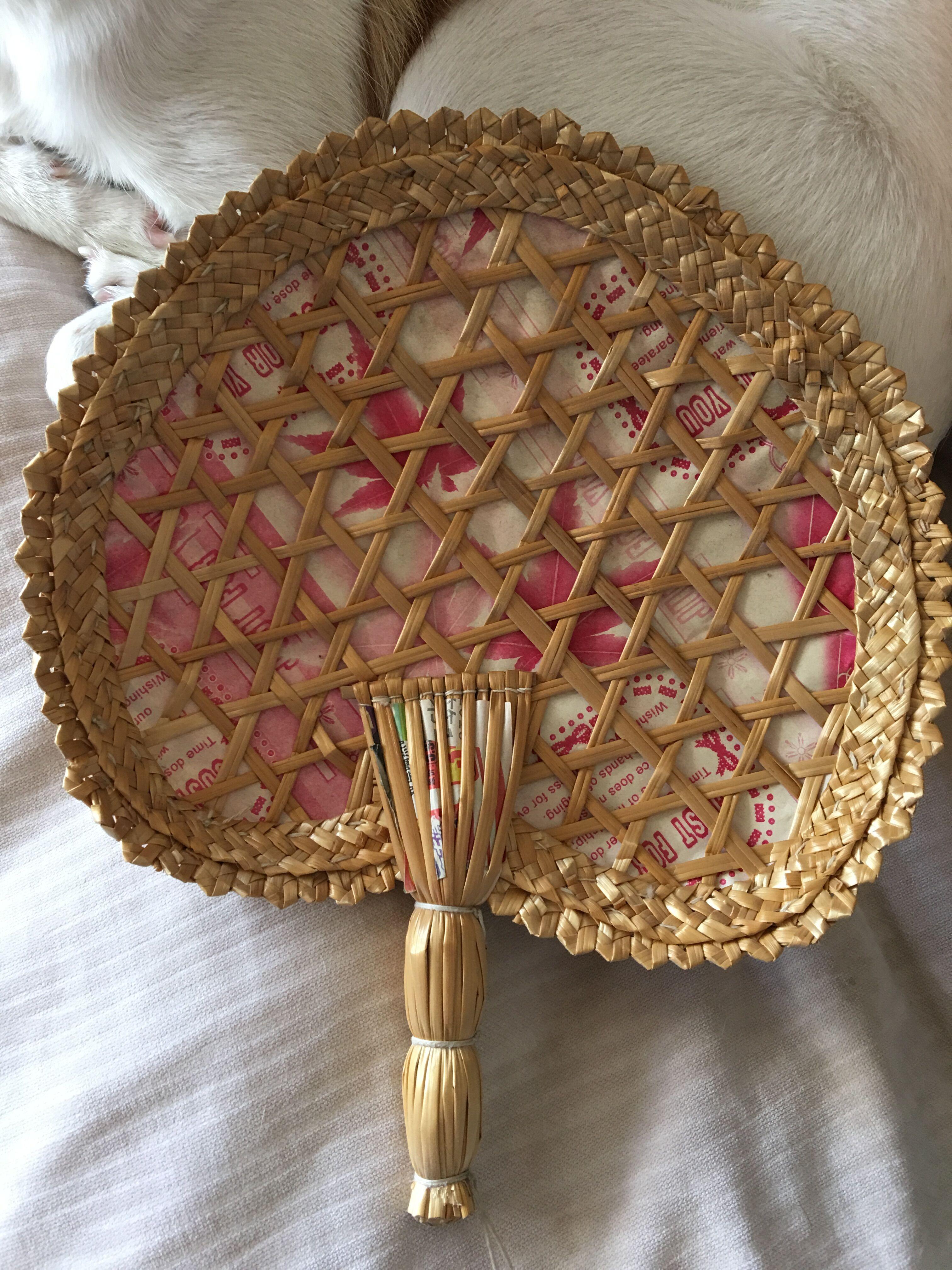 姥姥的麦秸秆扇子