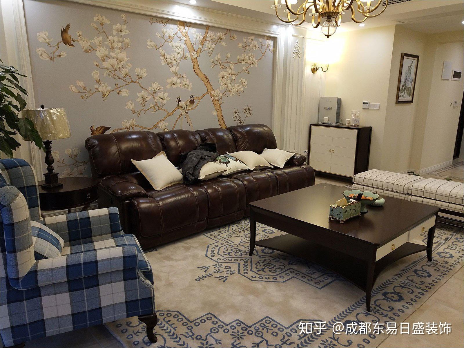 191㎡简美风格装修实景图案例赏析丨成都东易日盛设计作品