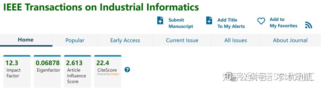期刊issn号:1551-3203,eissn号:1941-0050.最新影