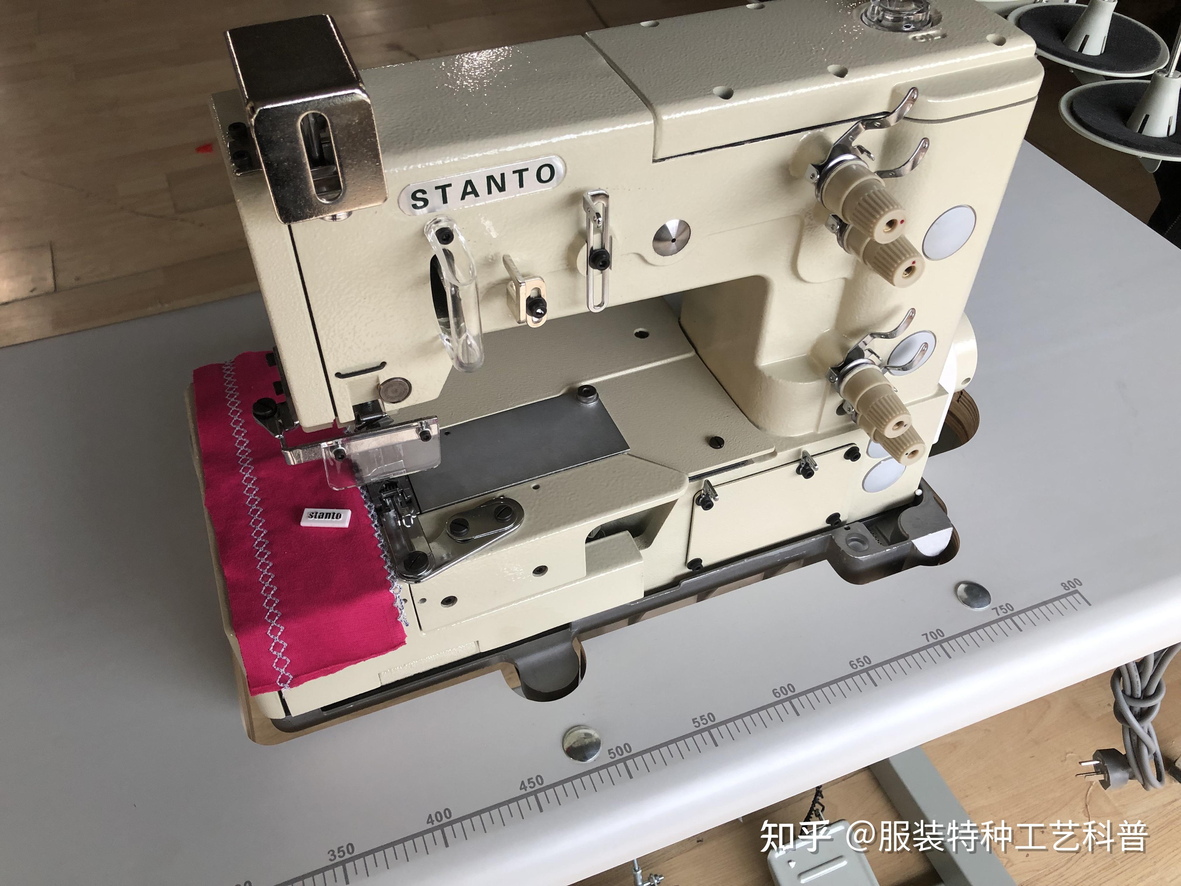 外曲牙花样缝纫机,俗称stanto 狗牙花车,花型好看